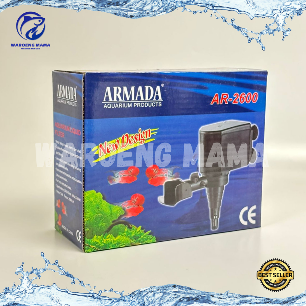 Pompa Air Aquarium ARMADA 1200 1600 1800 2600 Pompa celup filter power head aquarium aquascape