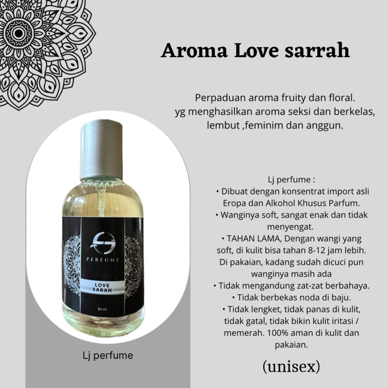 PARFUM LOVE SARAH