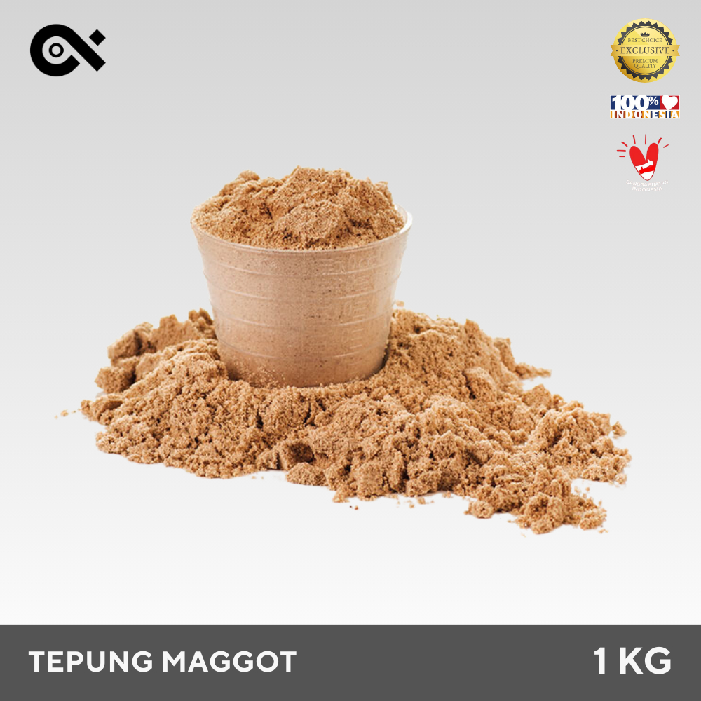 Grosir Tepung Maggot BSF Larva Meal (1kg)