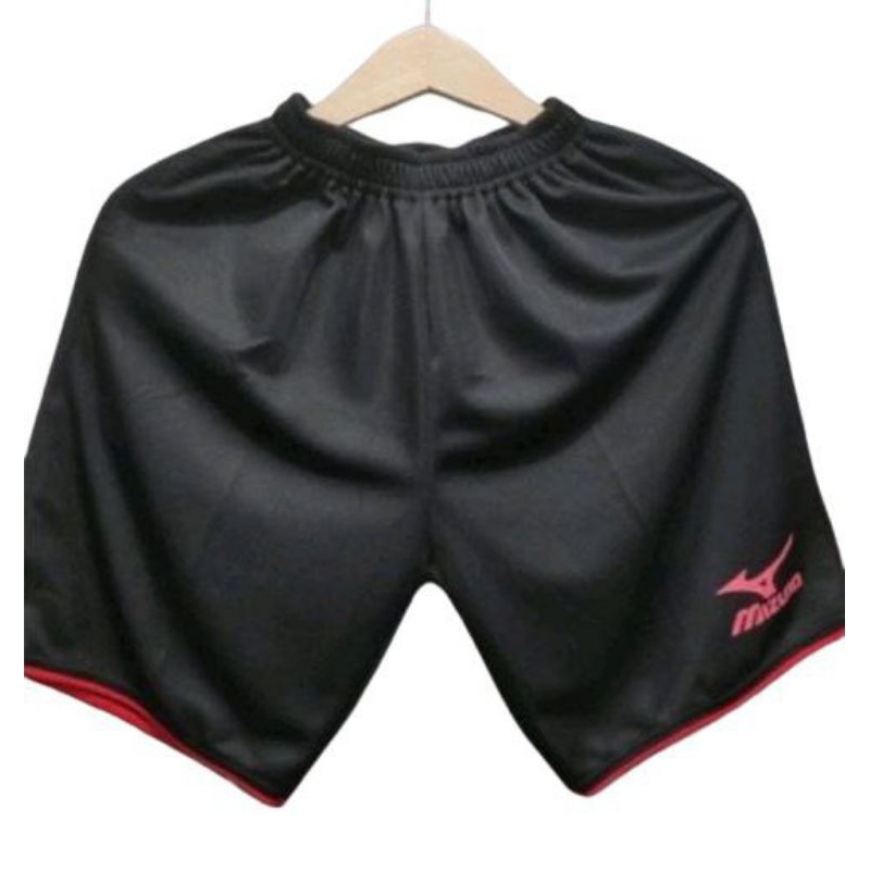 Celana Mizuno Pendek Volley Futsal Lari Kolor Polos Ukuran S M L Anak Remaja Dewasa