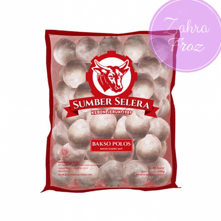 

✔FREE ONGKIR✅ BAKSO SUMBER SELERA POLOS ISI 25 ISI 50