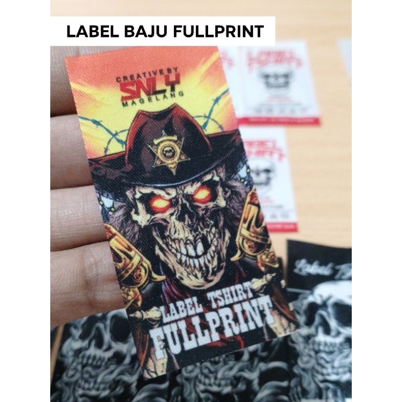 

Custom Label Baju Fullprint Bahan Satin Kaos Clothing Distro
