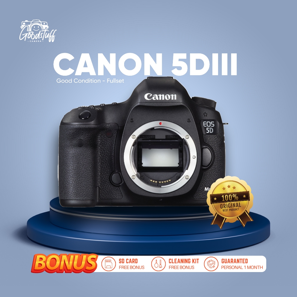 KAMERA CANON 5D MARK III FULLFRAME SECOND LIKE NEW GARANSI BANYAK BONUS