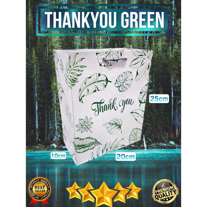 

Paperbag Pembelian Kelipatan 12pcs Paperbag Motif Thank You 20x10x25 Tas Ultah Snack Anak Goodie Bag Kids Birthday Hampers Souvenir