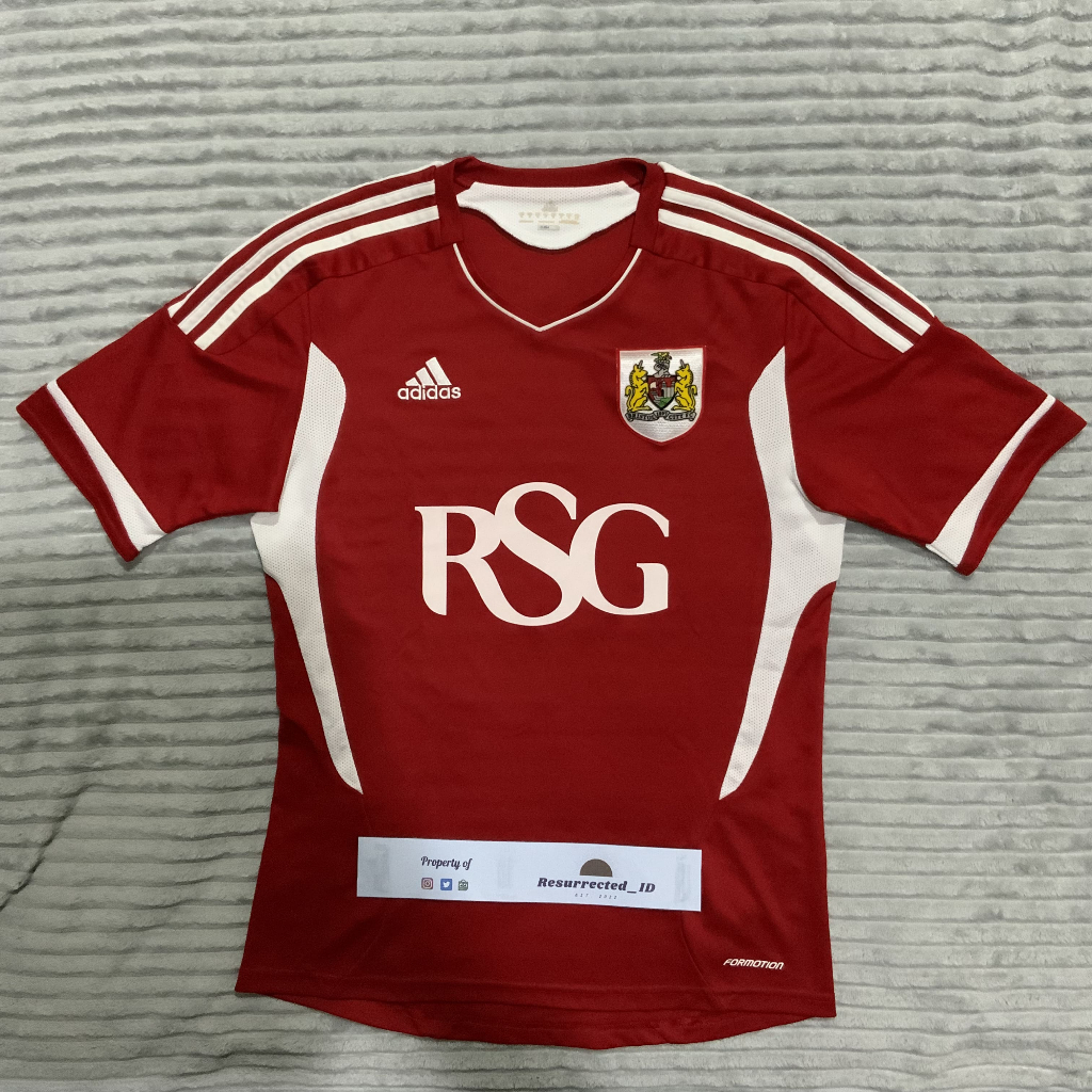 Jersey Bola Bristol City 2011/2012 Home Player Issue Original Adidas Formotion Rare