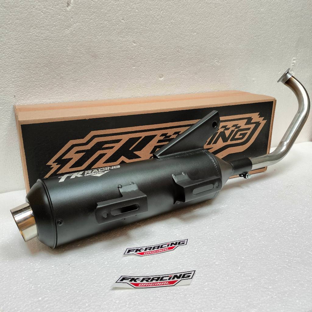 Knalpot FK Racing Copy CMS Mio J Soul GT115 X-Ride 115 Fino 115 - Suara Bass Adem