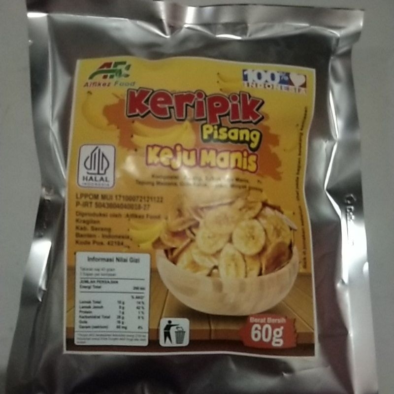 

Kripik Pisang Keju manis