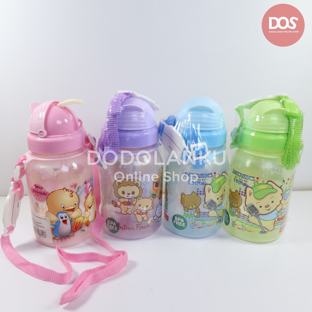 Marui Flask Lion Star/Botol Minum Anak Sedotan Lion Star