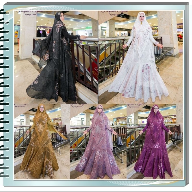 Arsyila Series hitam putih umroh haji syari by Farfadh Rayhanco