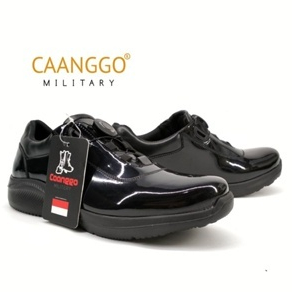 SEPATU PDH TALI PUTAR MENGKILAP TERBARU CAANGGO MILITERY