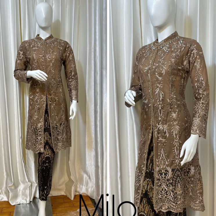 TUNIK SET TERBARU //TUNIK BROKAT // SETELAN PESTA //SERAGAMAN NIKAHAN