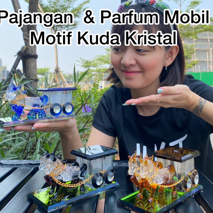 Star Seller CAR PARFUME  PAJANGAN DASHBOARD MOBIL KUDA KRISTAL PARFUM MOBIL AKSESORIS MOBIL PEWANGI 
