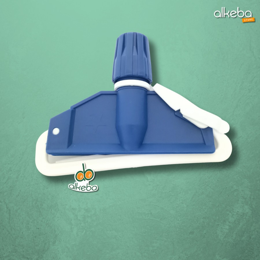 Mop Holder / Frame Mop Pel Biru Penjepit pel Mop