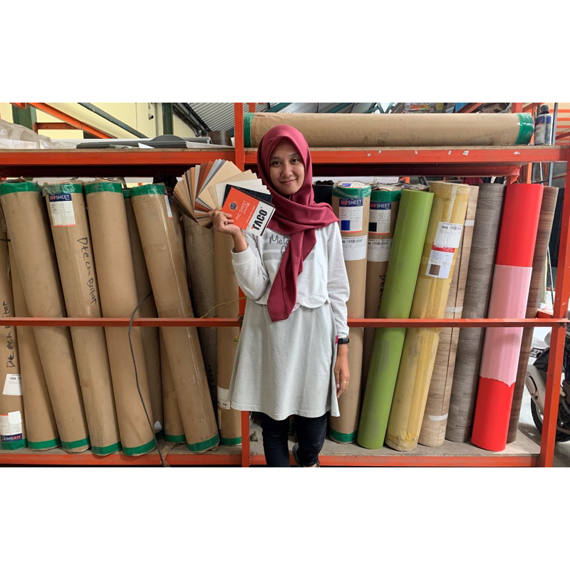 ECO PVC Sheet by TACO Solid / Warna Polos - Roll 50m