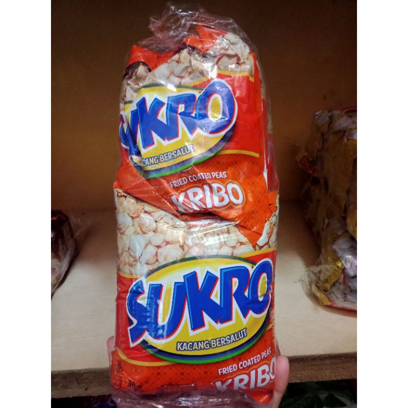 

Sukro Kacang Bersalut Rasa Fried Coated Peas Kribo 10Pcs