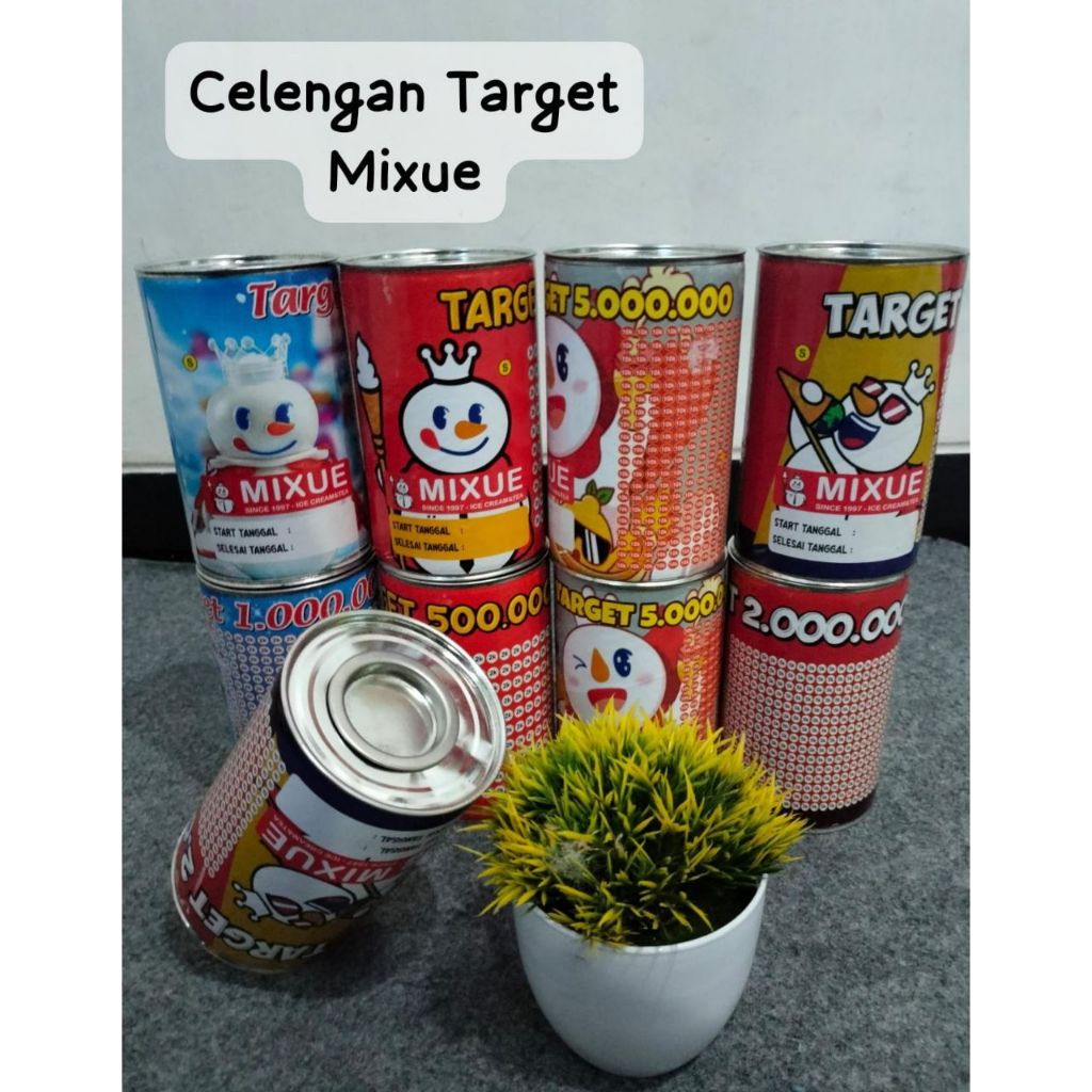 CELENGAN TARGET KARAKTER BUKA TUTUP 1-5 JUTA