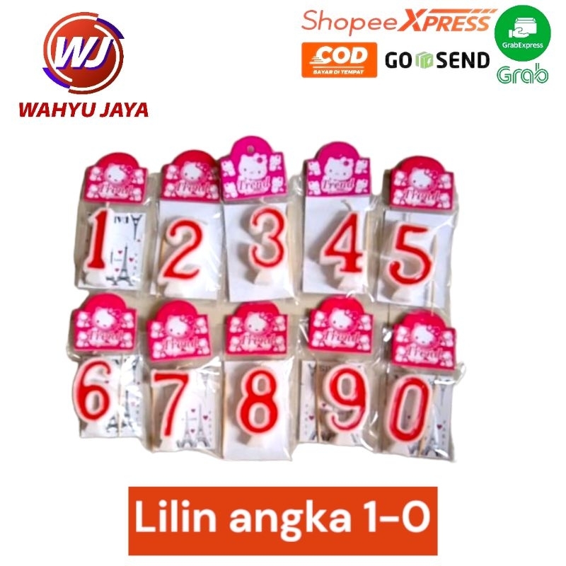 Lilin angka 1-0
