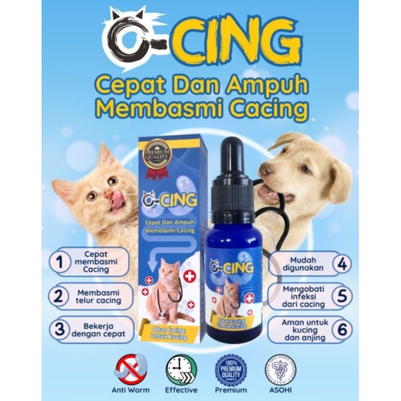 O-CING OBAT CACING KUCING