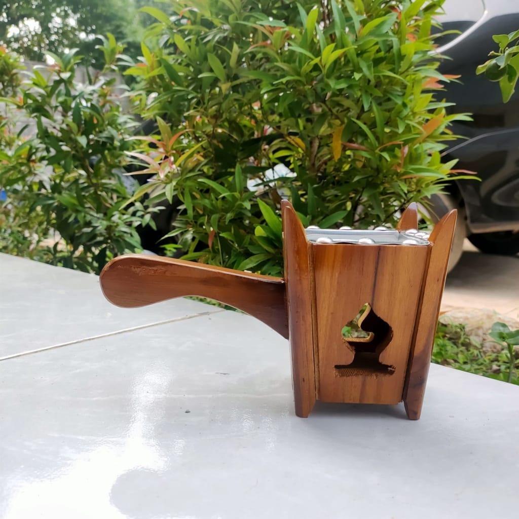 Prapen Mabkhara Mubkhara Tempat Bakar Bukhur Bukhur Dupa Terompah Kayu Jati