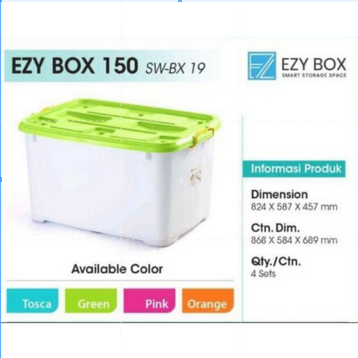 Kontainer Box / Container Box uk 150 L / Container  Box Ezy