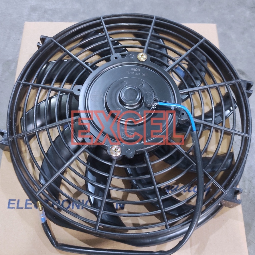 PROMO EXTRA FAN KIPAS RADIATOR AC MOBIL 12V 80W 10INCH UNIVERSAL.