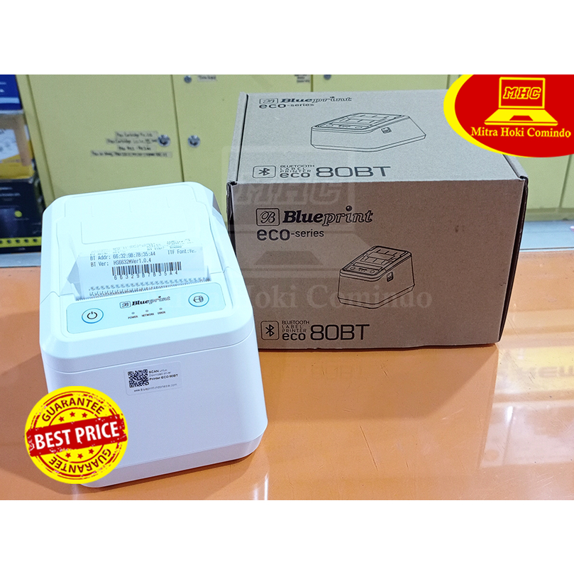 PRINTER LABEL STIKER ONLINE SHOP BLUEPRINT ECO 80BT BLUETOOTH + USB