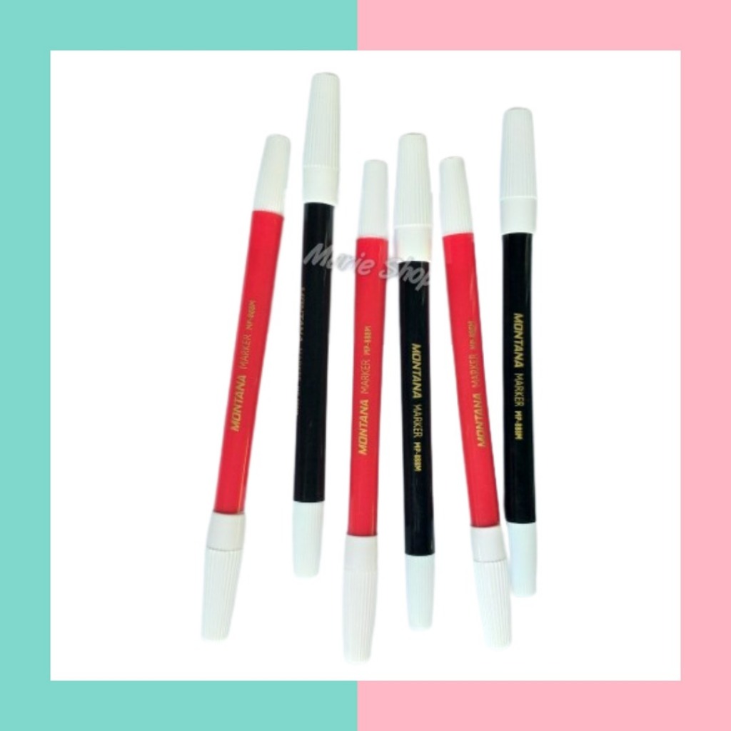 

Marie Shop ➡️SPIDOL MONTANA HITAM MERAH KECIL/SPIDOL MONTANA MARKER MP-888M / SPIDOL MURAH