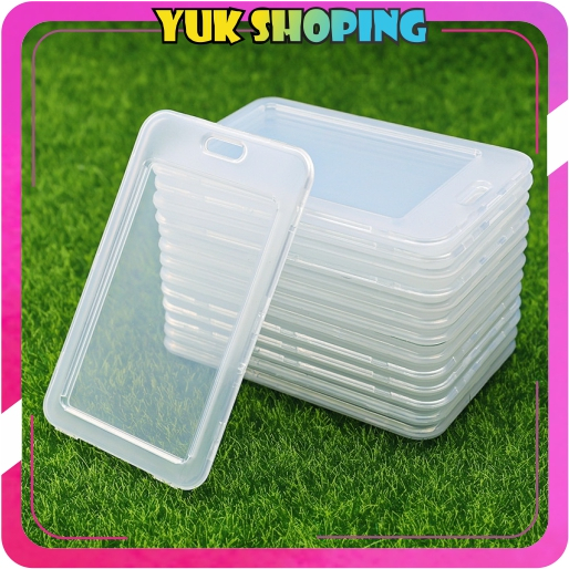 

✧YUKSHOPING✧ Card holder frame casing box tempat ID card flashdisk holder bening tutup portrait S099