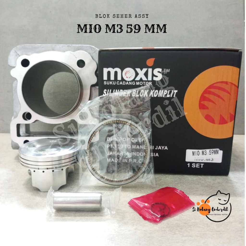 BLOK SEHER ASSY MIO M3 (2PH) BORE UP 59 MM BORING ASSY MIO M3 59 MM MOXIS