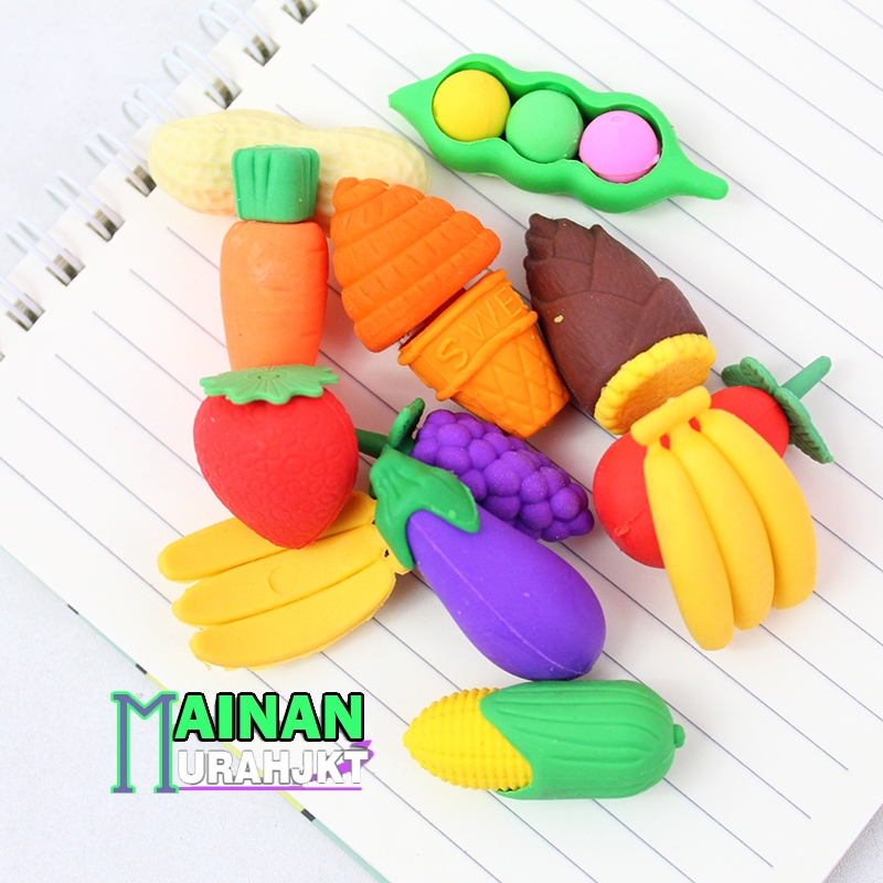 

GROSIR ATK PENGHAPUS ANAK SEKOLAH BENTUK MAKANAN DAN KACANG BUAH ISI 4 ALAT HAPUS TULIS BELAJAR