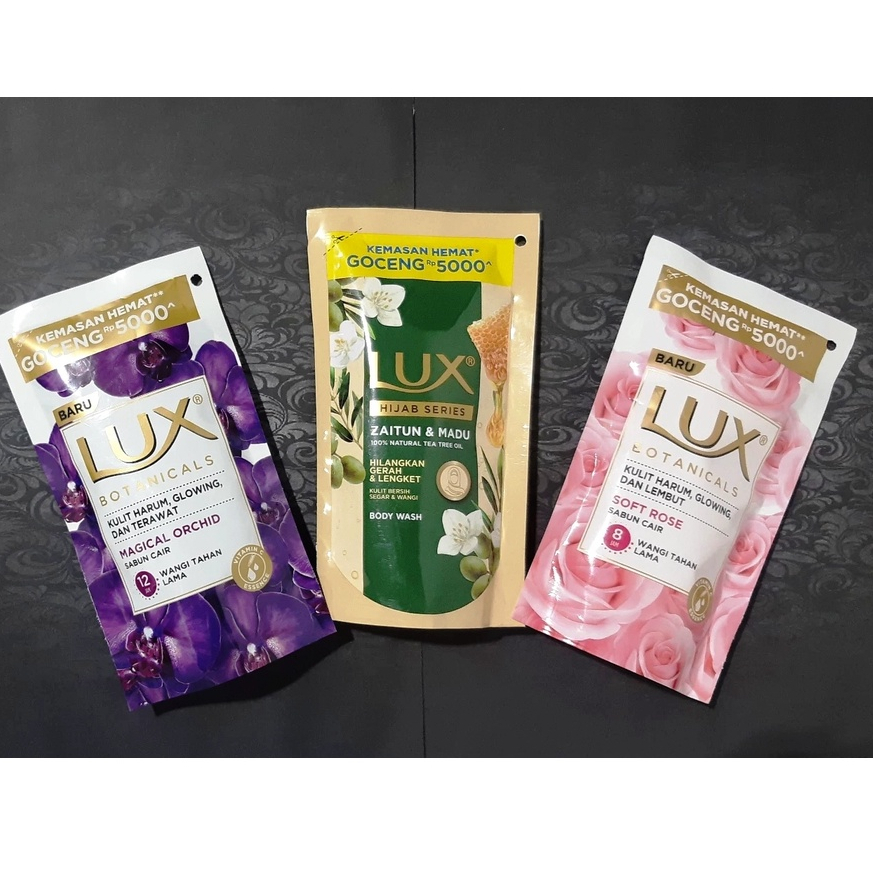Lux Sabun Mandi Cair 85ml / Lux Sabun Cair Kemasan 5000 Goceng