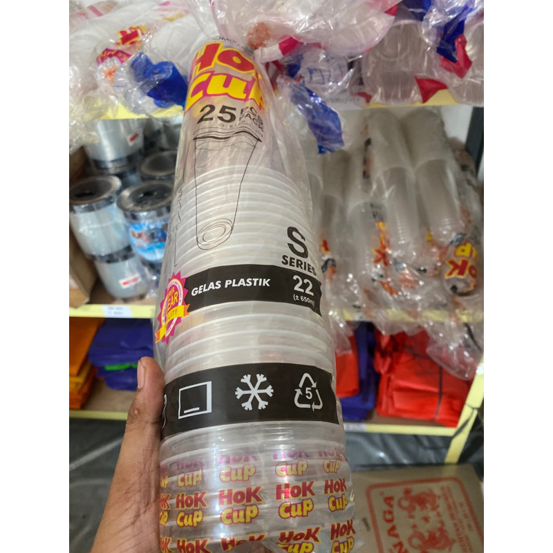 cup Hok 22 oz isi 25 pcs