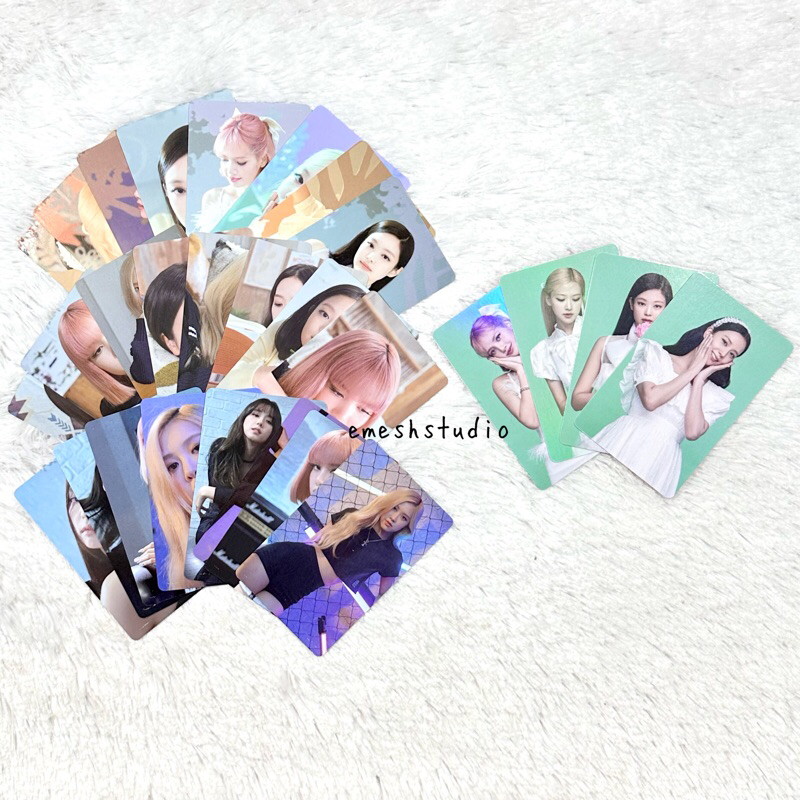 official blackpink the game bptg photocard collection vol. 1 2 3 & weverse pob pc