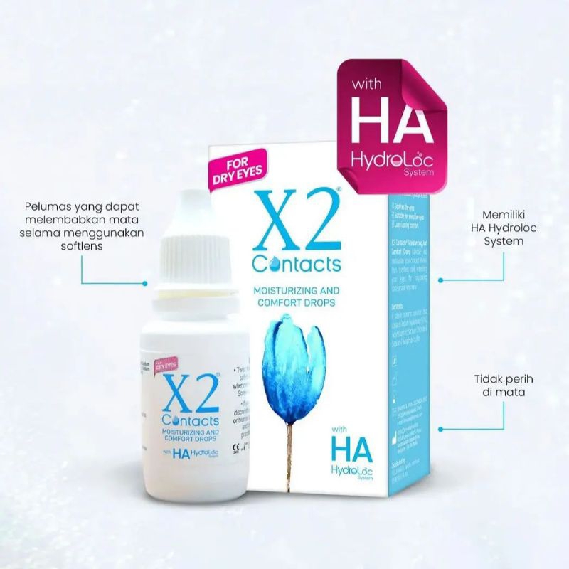 TETES MATA SOFTLENS X2 CONTACTS 15 ml WITH HA HIDROLOC