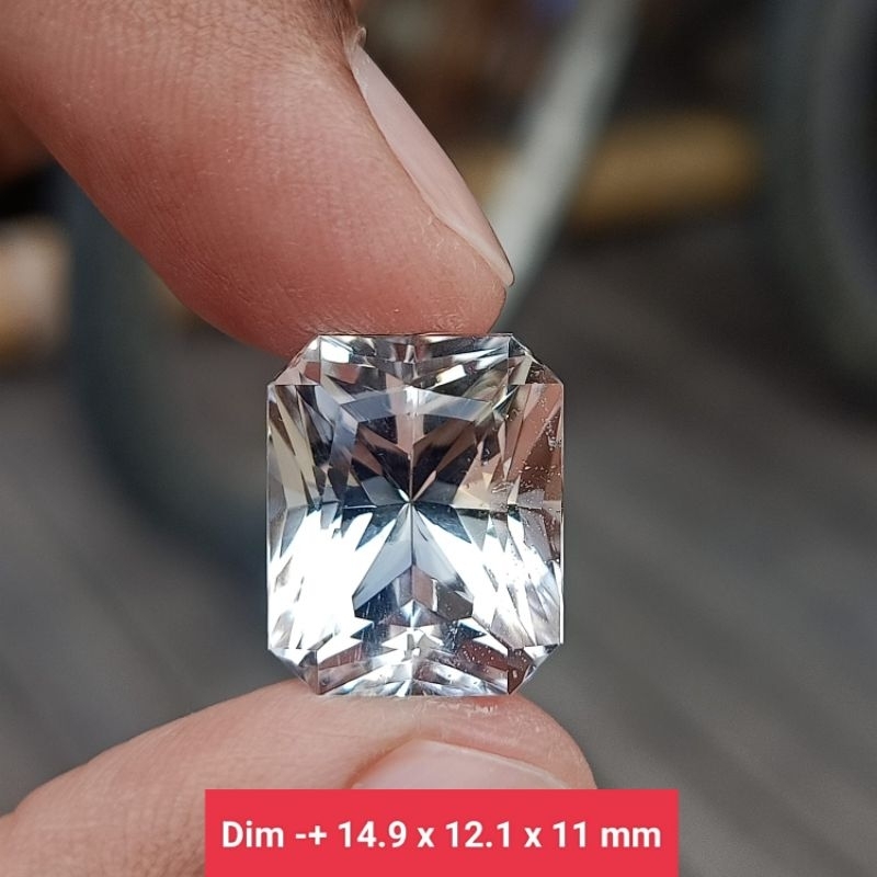 batu kecubung air Kalimantan motif cutting