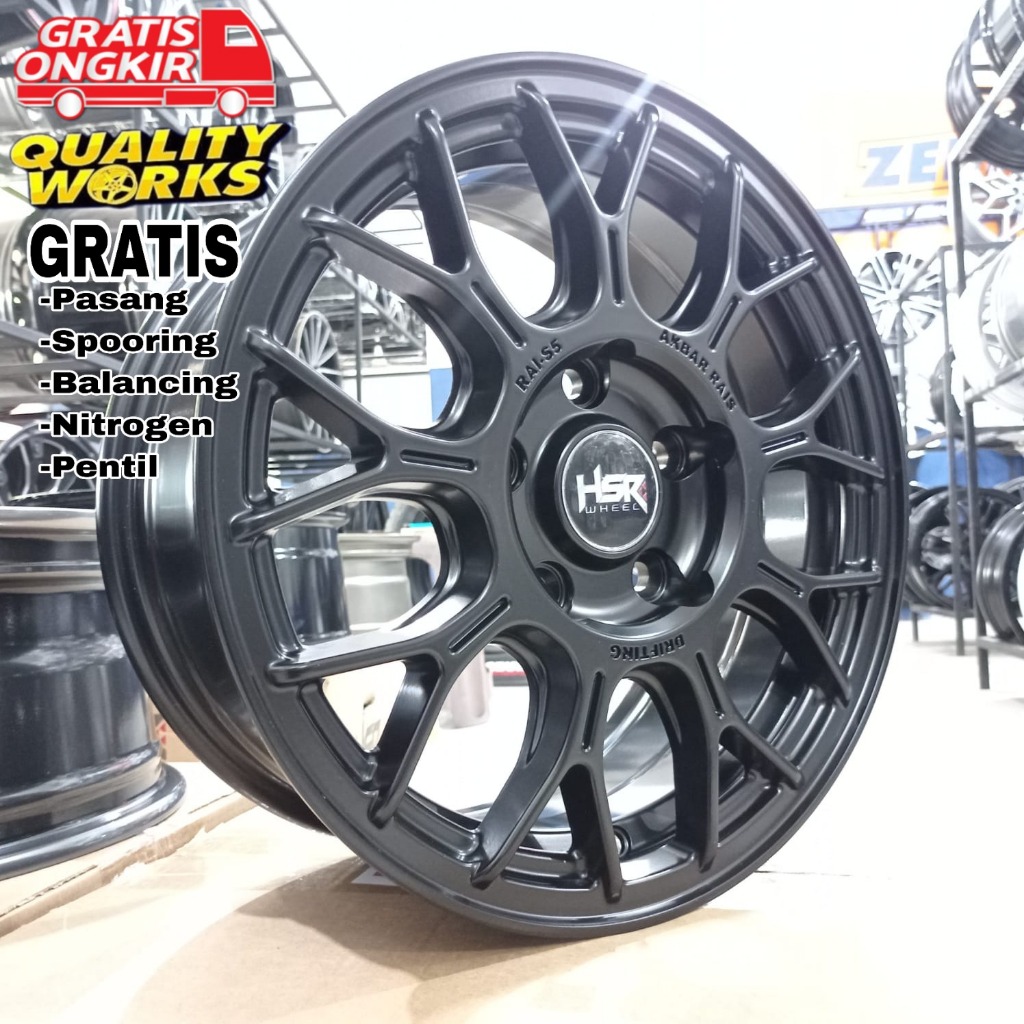 VELG MOBIL MODIFIKASI R15 GRAND MAX, SERENA, ERTIGA, HSR WHEEL RAI-S5