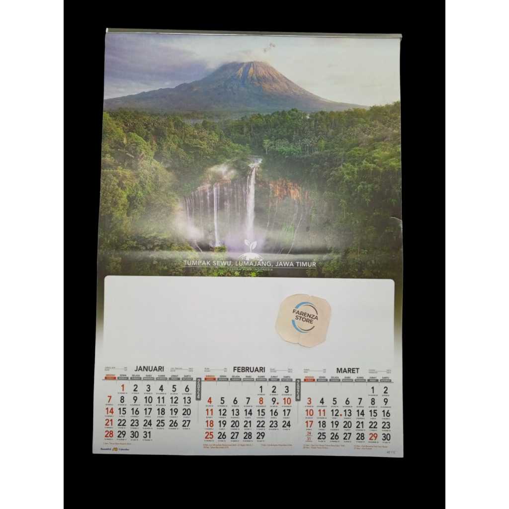 

Kalender Dinding Triwulan 2024 Pesaona Alam Indonesia AO 112
