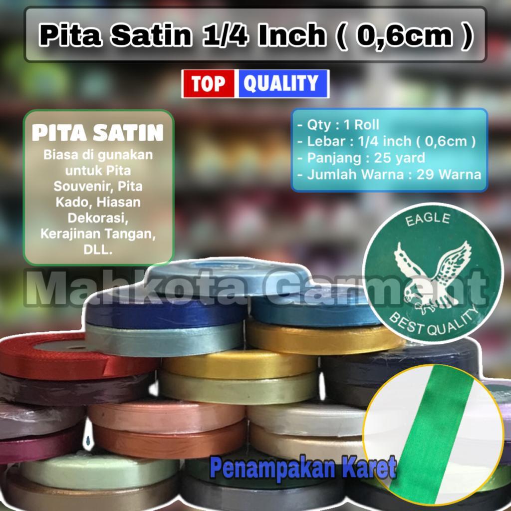 

Pita Satin 1/4 inch - 6mm atau 0,6cm Berbagai warna | Pita Kado | Pita souvenir Dekorasi | Pita satin Roll | Pita hampers | pita Box | Pita list baju | Pita Bunga | Pita Bucket | Pita satin hitam Putih Pink biru hijau kuning merah abu dusty stabilo