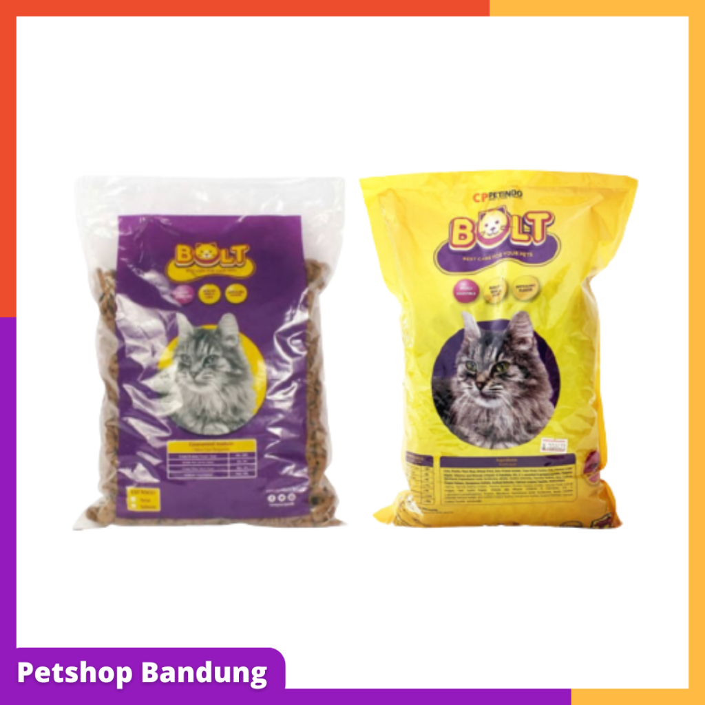PETSHOP BANDUNG BOLT 1KG - Makanan Kucing