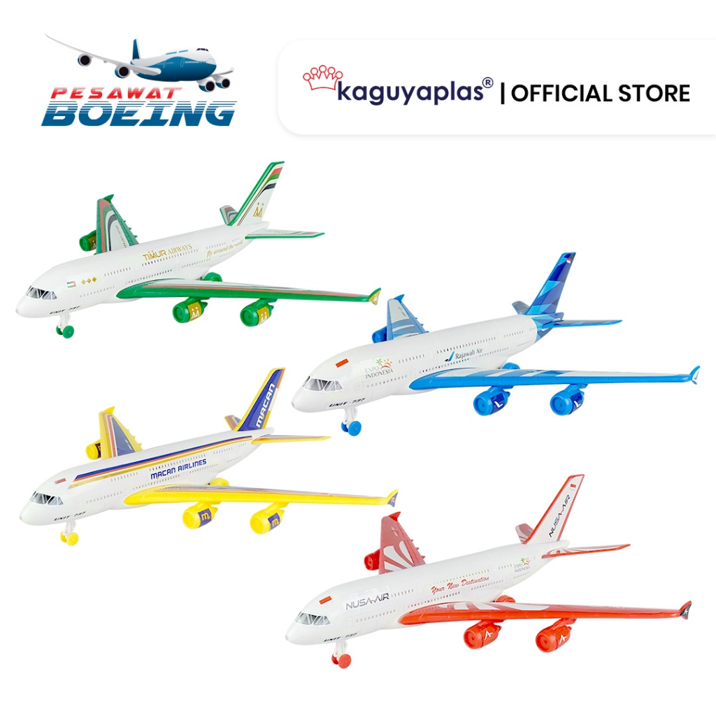 Mainan Anak Pesawat KGP 737 Kaguyaplas
