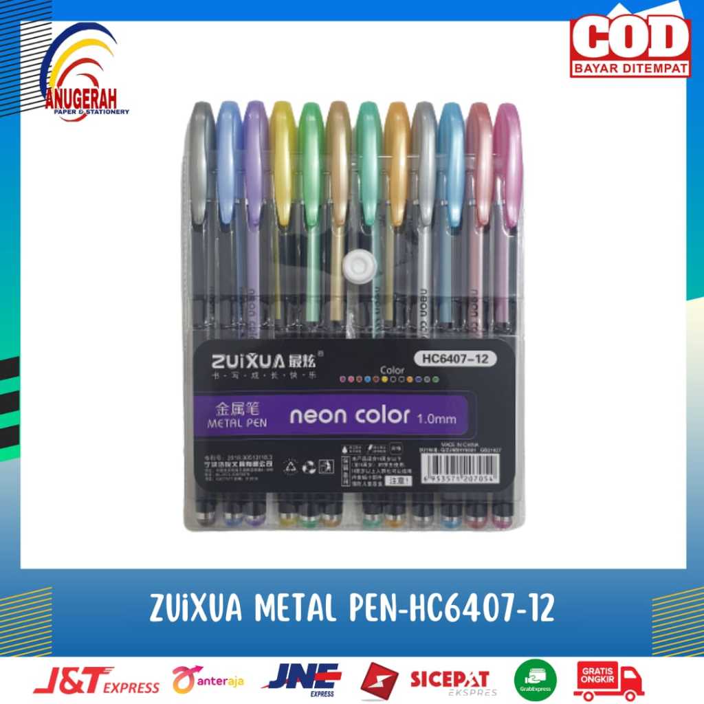 

ZUIXUA HC-6407-12 BOLP NEON (SET)