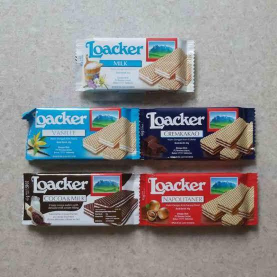 

LOACKER WAFER 45 GRAM / WAFER CREAM - MILK - VANILLA