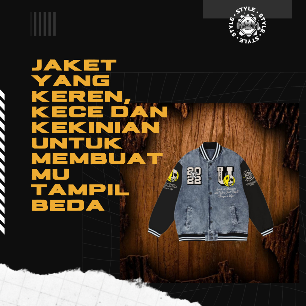 Outher Fashion jaket Jeans Denim Atasan Pria Wanita Kece Murah motif 100% Original branded full Bord