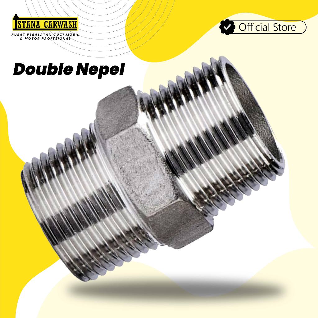 Double nepel 1/2"