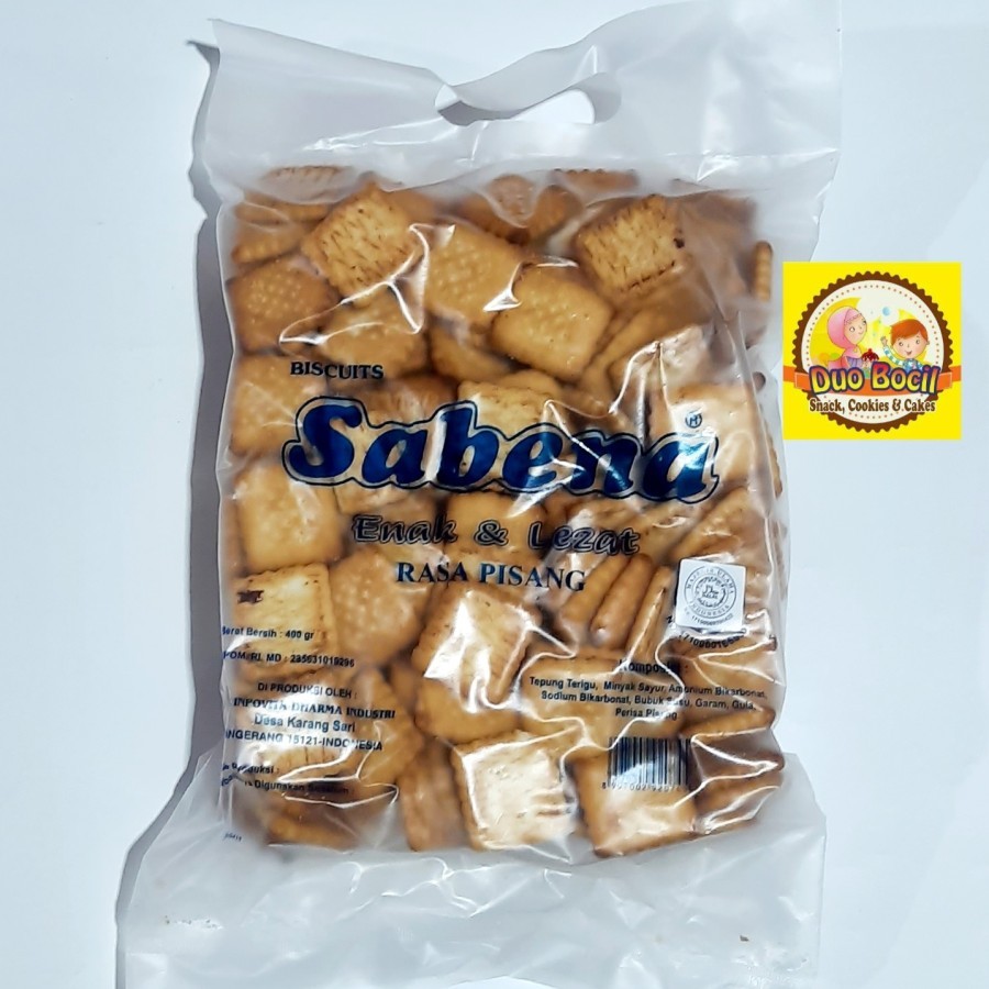 

Biskuit Sabena rasa PISANG 400 Gram - Duo Bocil Snack