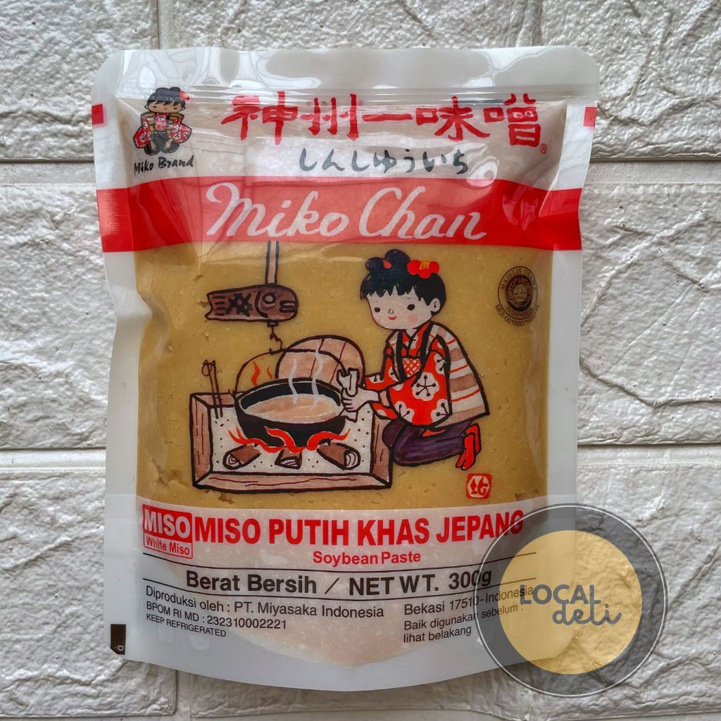 

Mikochan Pasta Miso Putih 300gr / Mikochan White Shiro Miso Paste 300gr / Tauco Ala Jepang Miso Soup Ramen Udon Miko Chan