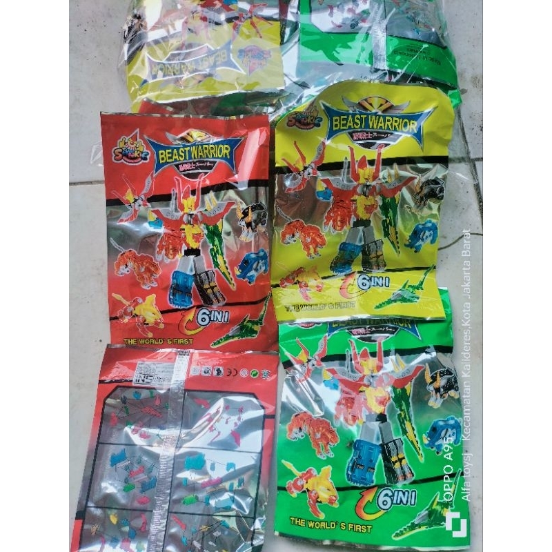 ISI 20 PCS ROBOT BONGKAR PASANG