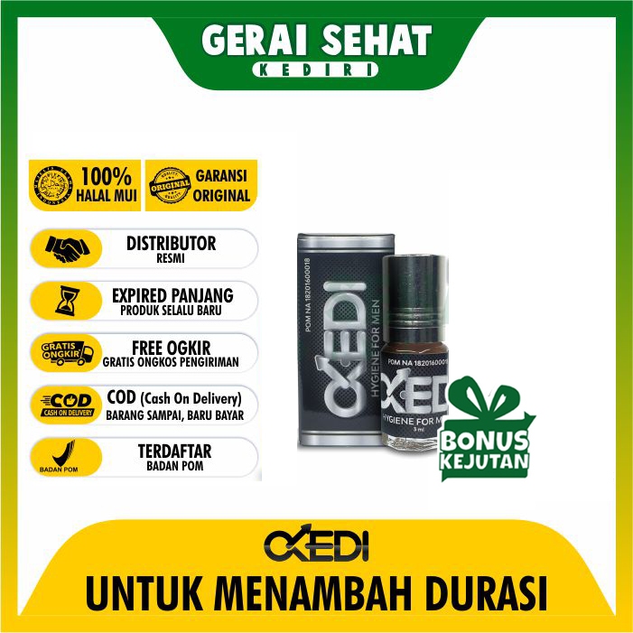 OKEDI | ORIGINAL | ASLI | MINYAK OLES ATAU OBAT PEMBESAR PEMANJANG PENIS ATAU ALAT VITAL PERMANEN KU