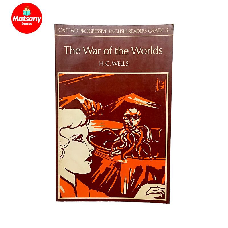 Novel Buku Asing Vintage Jadul Oxford The War Of The Worlds HG Wells 1973