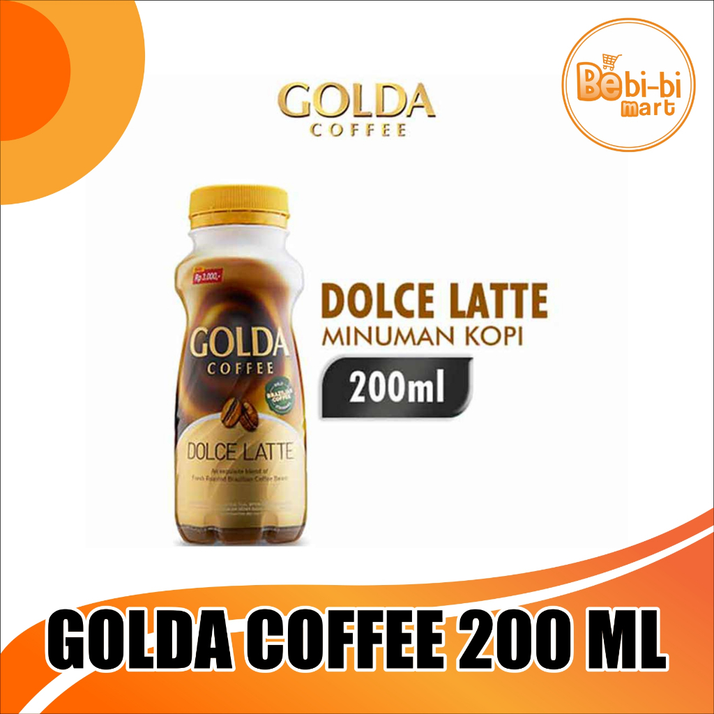 

GOLDA Coffee Cappucino Kopi Siap Minum Botol 200ML